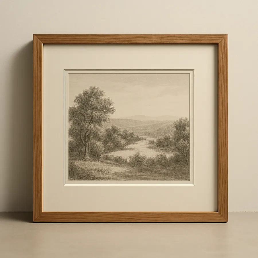 Framed Landscape Print