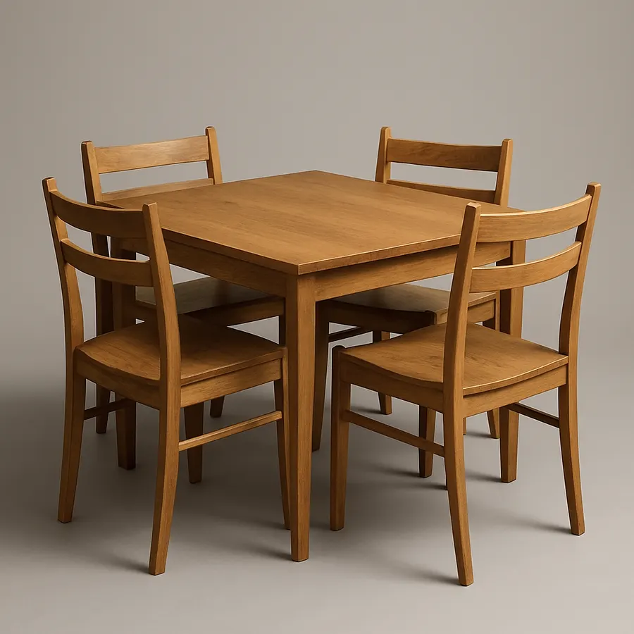 Dining Table and Four Chairs