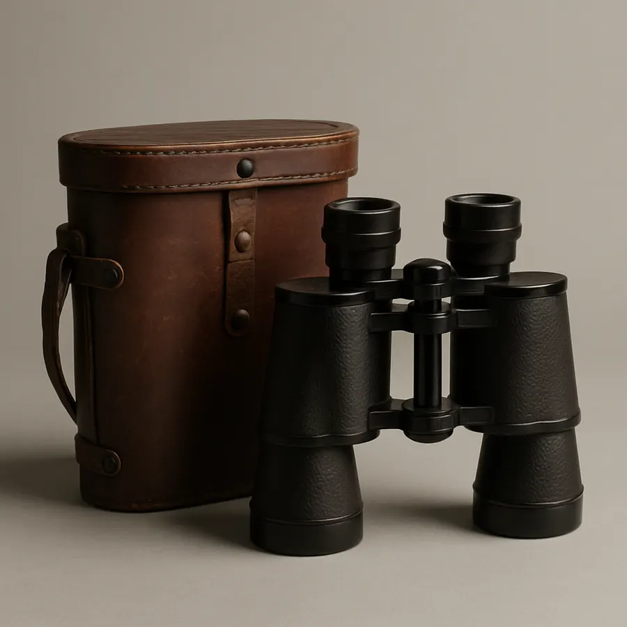 Cased Binoculars, Roof Prism