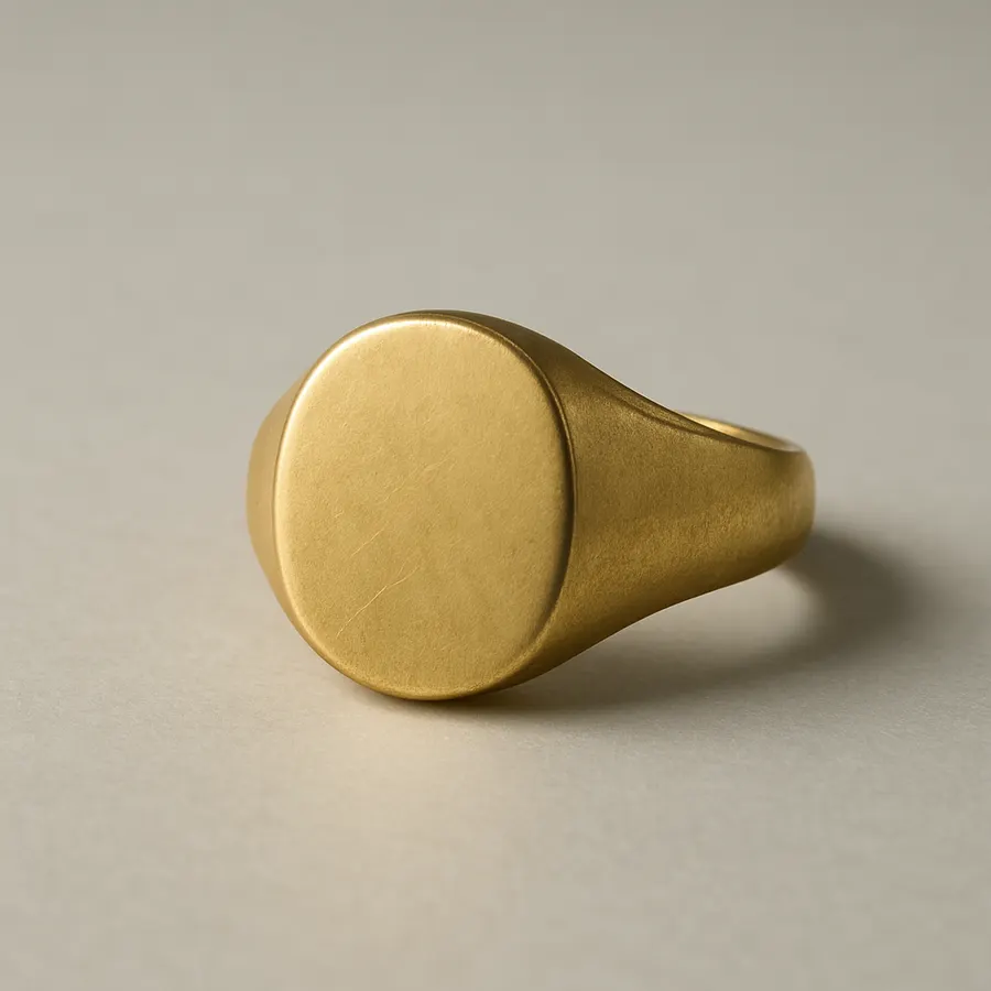 Gold Signet Ring, Hallmarked